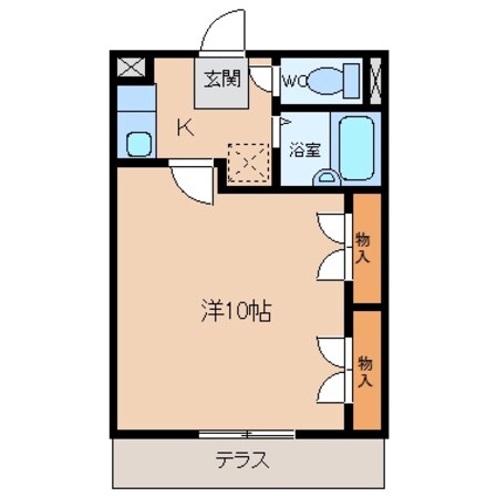 パレス窪新の物件間取画像